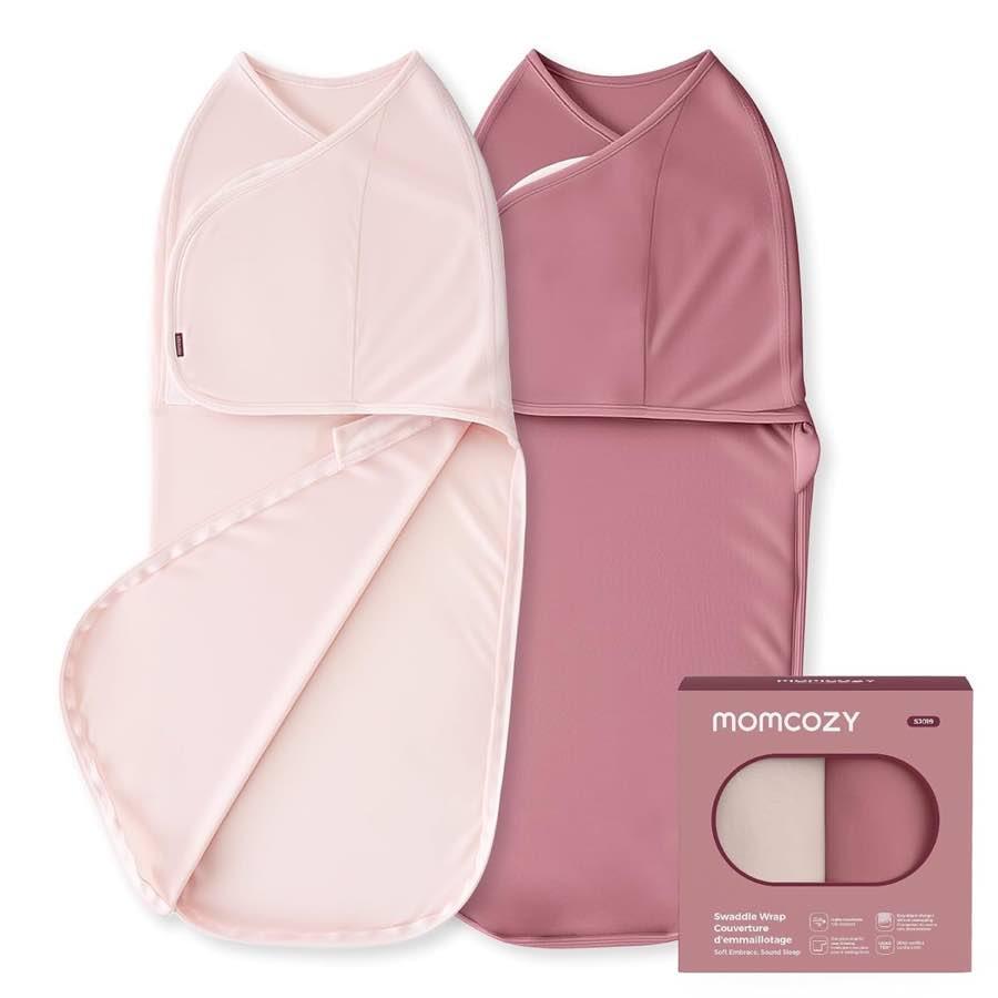 Momcozy Pucksack 0–3 Monate Bambus, Rosa