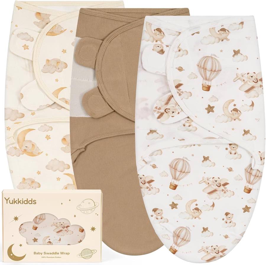 Yukkidds Pucksack 1–3 Monate, 3er-Pack