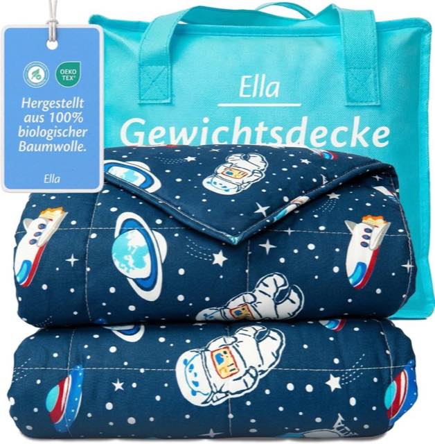Ella Ella Gewichtsdecke Space 3,2 kg 100×150 cm