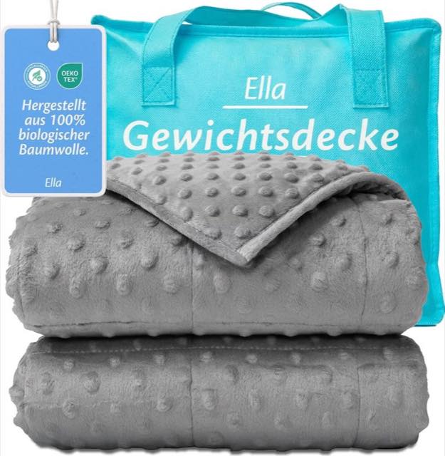 Ella Gewichtsdecke Minky 3,2 kg 100×150 cm