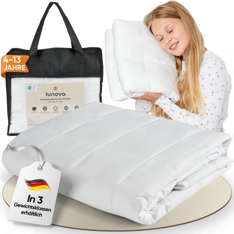 LUNOVA LUNOVA Gewichtsdecke 2 kg 90×120 cm