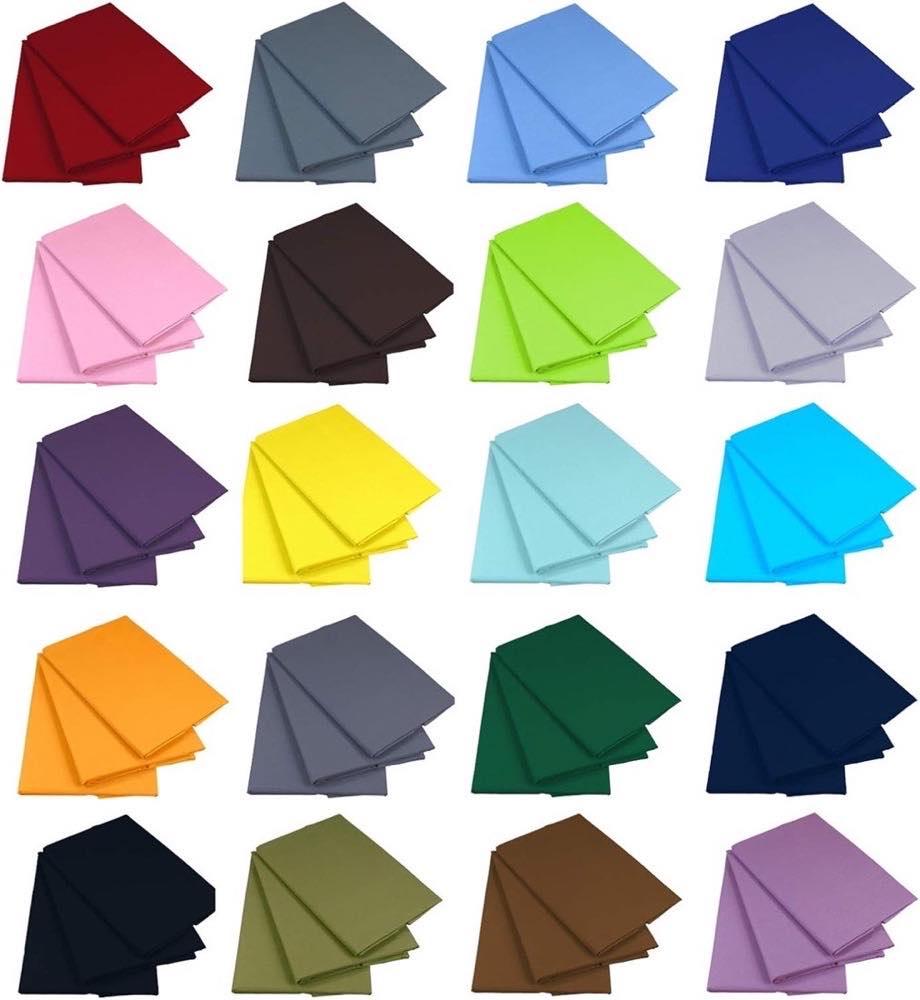 YONNKITEXX HOME Bettlaken ohne Gummizug 160 × 200 cm Grün