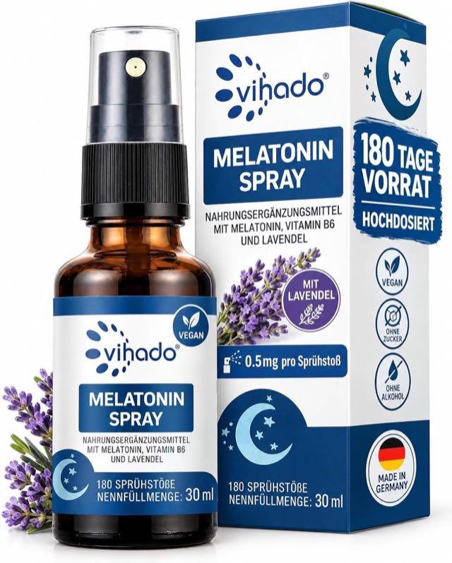 Vihado Vihado Melatonin Spray Kirsche, 30 ml