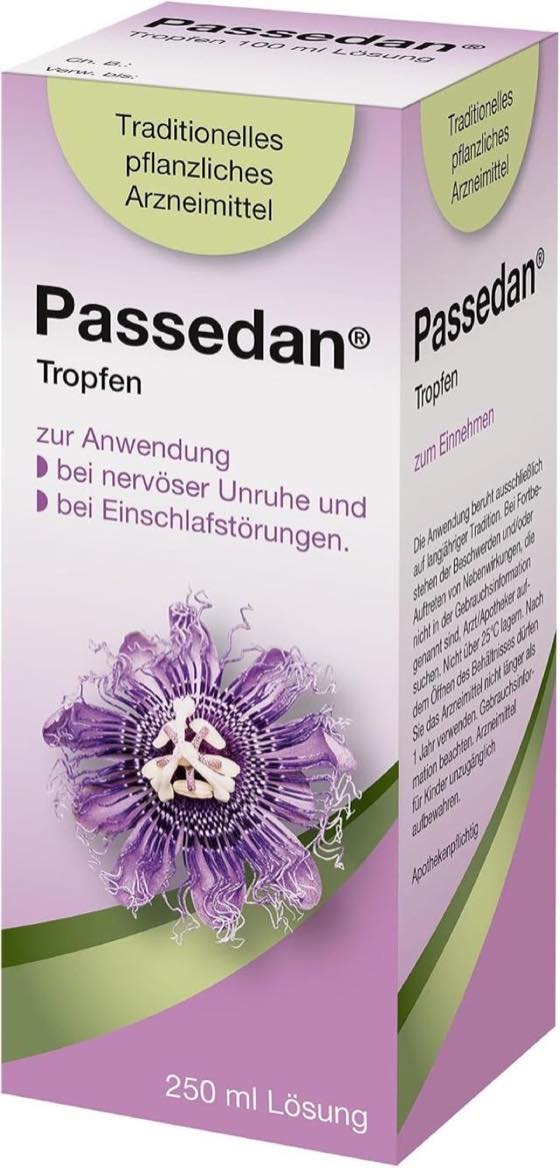 Passedan Tropfen mit Passionsblumenkraut, 250 ml