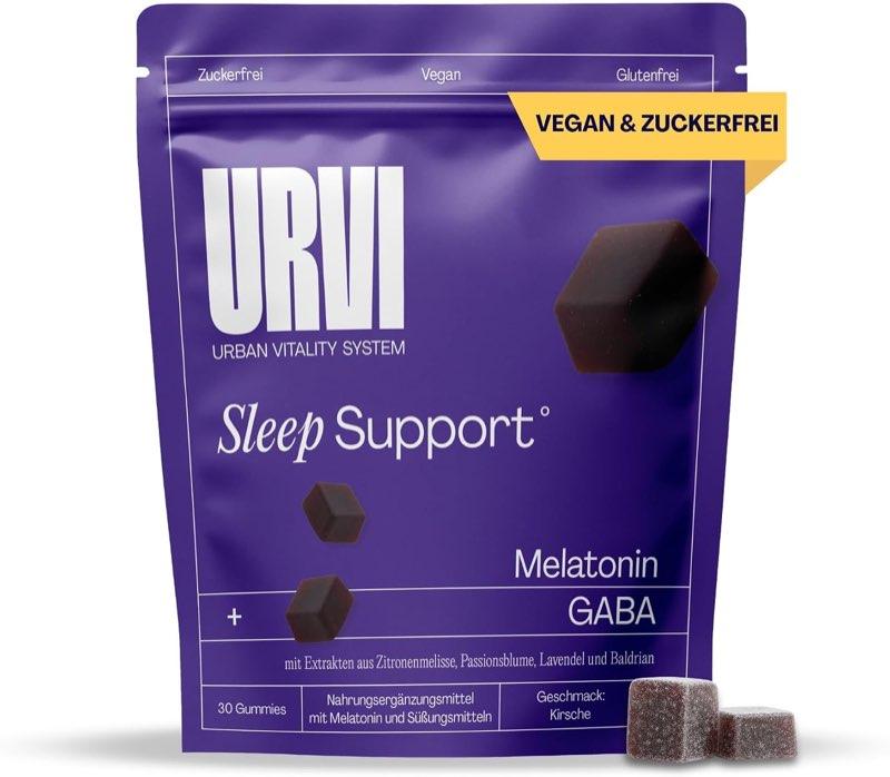 URVI Sleep Gummies, 0,5 mg Melatonin, 30 Stück