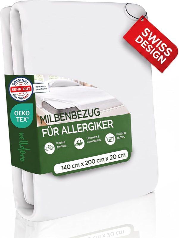 Welldora Milbenbezug Matratze 140x200x20