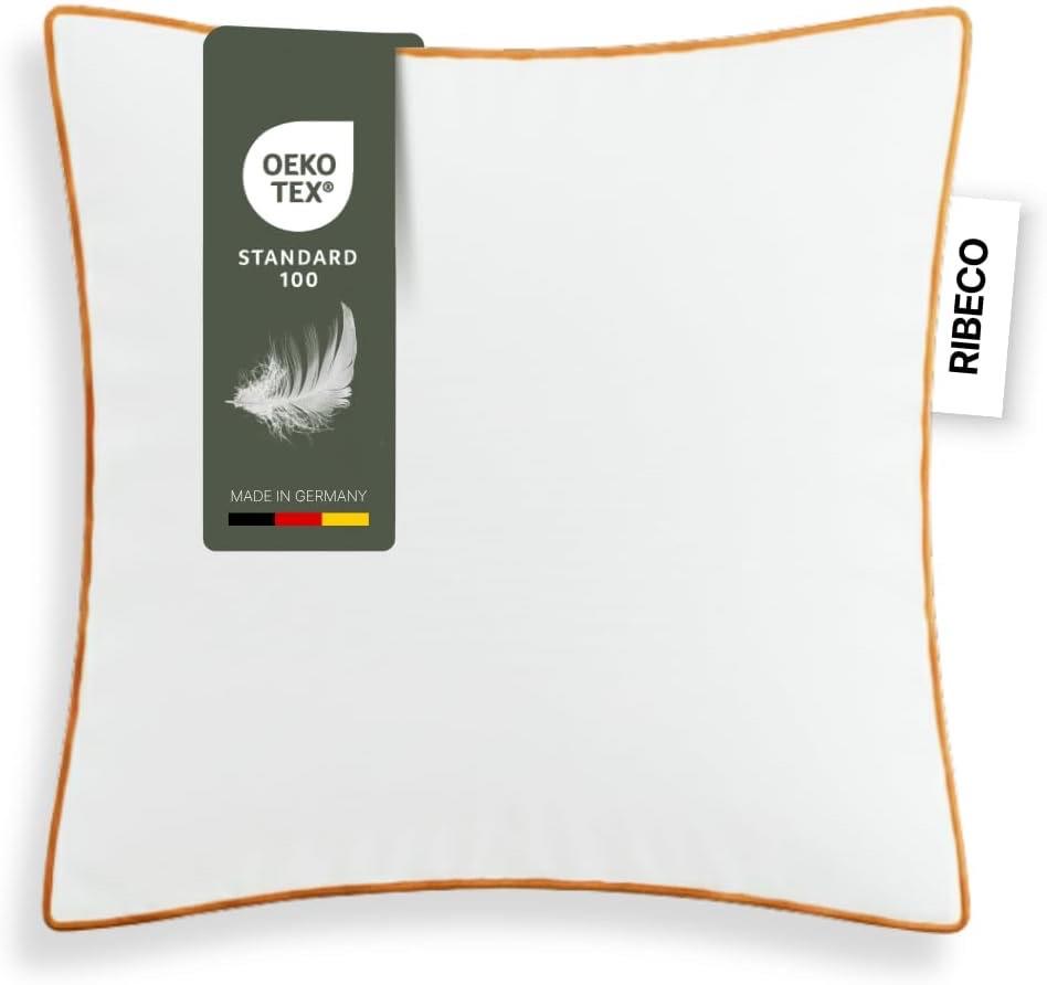 RIBECO Federkissen Ella 80x80