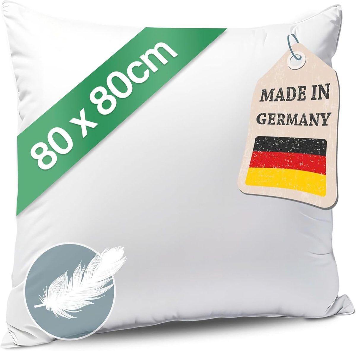 KNERST KNERST Federkissen 80x80, 100 % Federfüllung - Produktbild