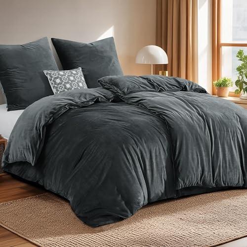 Tifschlaf Flanell-Bettwäsche 135×200, 4-teilig, Grau