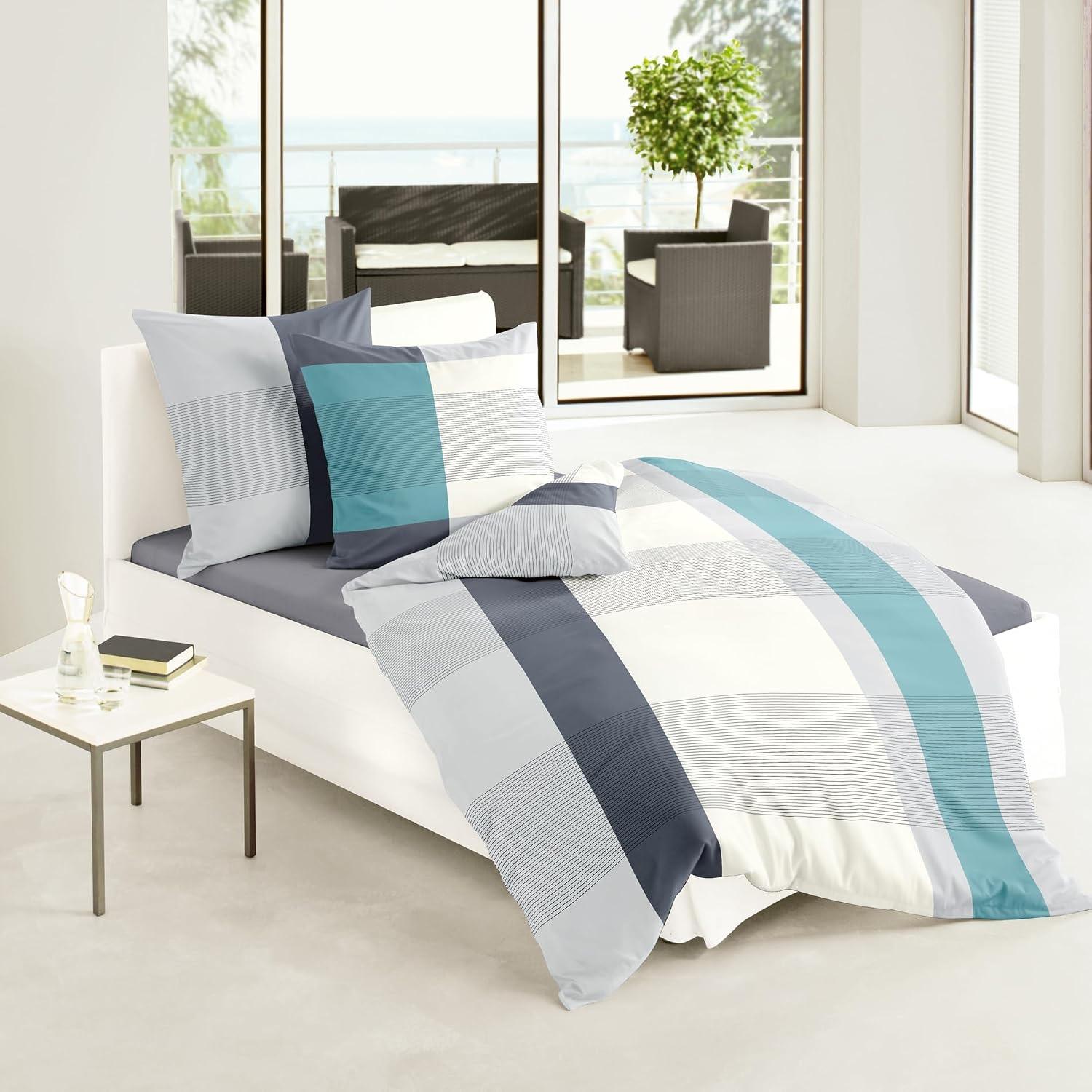 Bierbaum Mako-Satin 135×200, Ozean