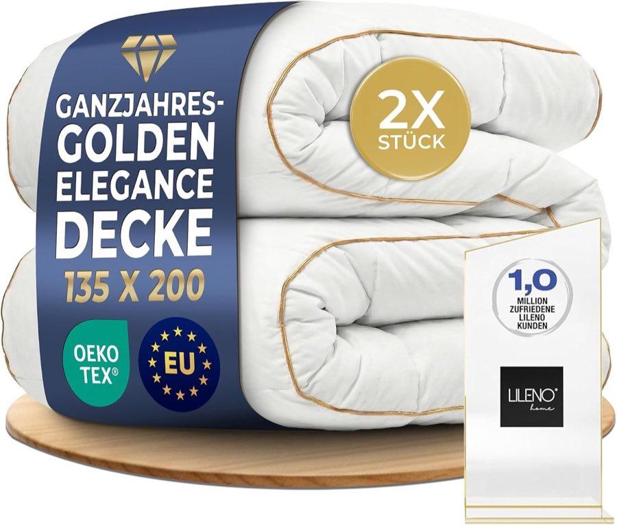 LILENO HOME Golden Elegance 2er Set 135x200
