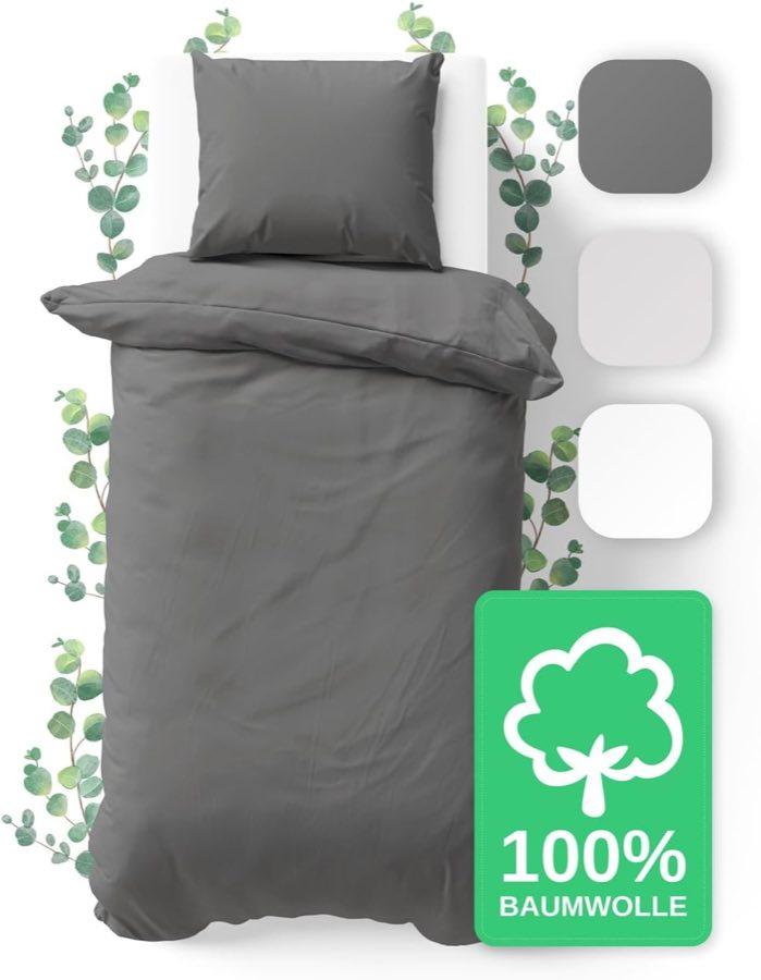 JACOBSON JACOBSON Perkal 135×200 Anthrazit