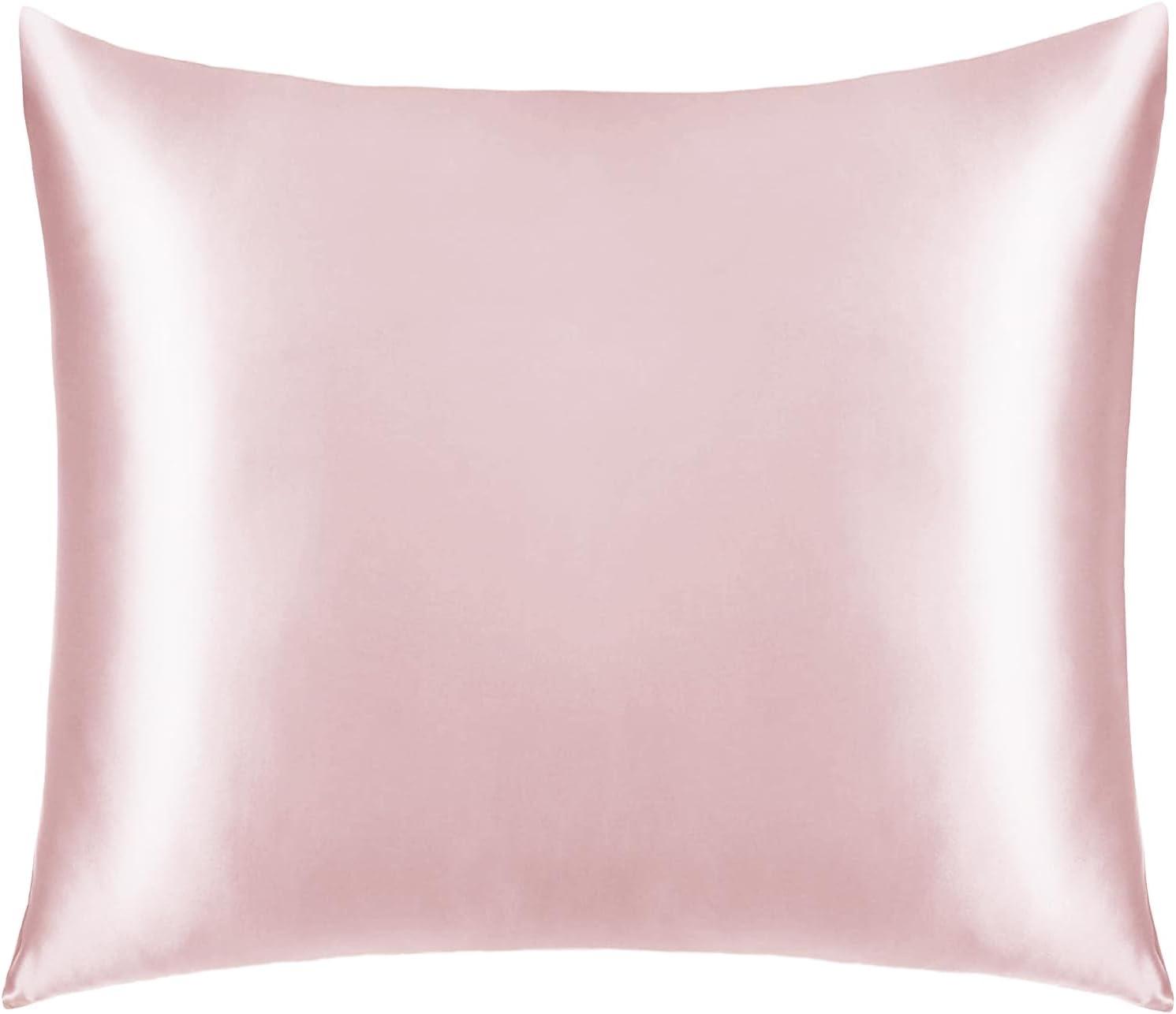 Ravmix Seidenbezug 80×80, Rosa