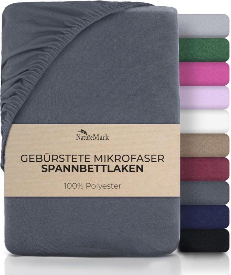 NatureMark Mikrofaser 90 × 200 cm Anthrazit