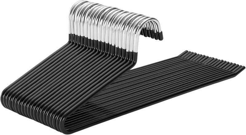 SONGMICS SONGMICS Hosenbügel, 20er-Set, offenes Ende, 38 cm, schwarz
