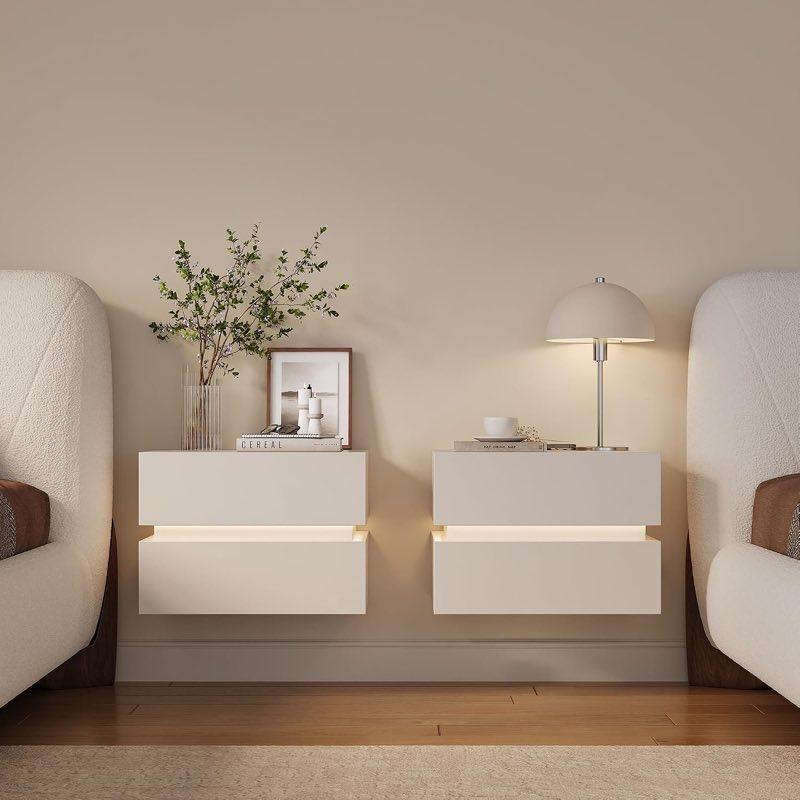Homary 2er-Set mit LED und Ladestation