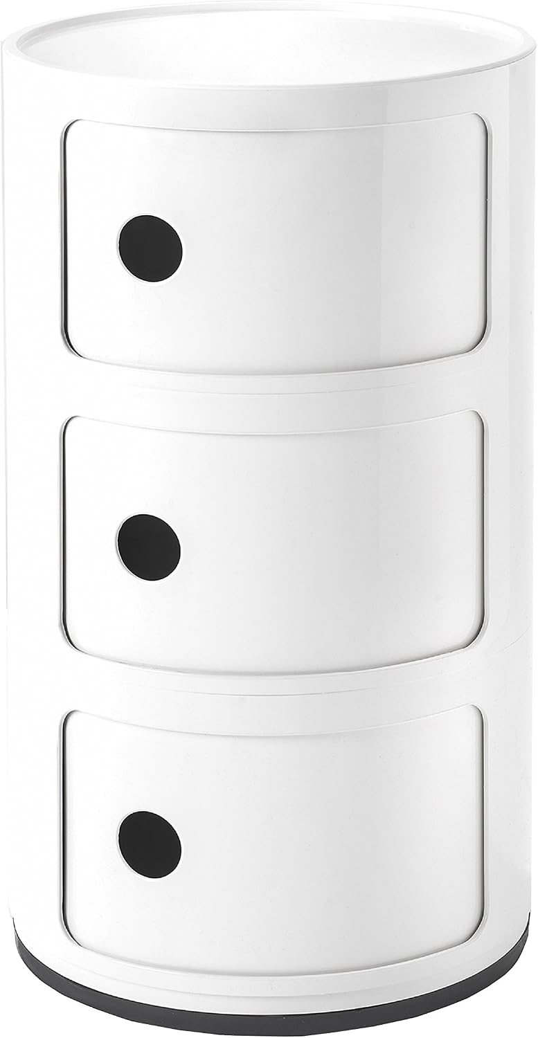 Kartell Kartell Componibili, 3 Fächer, Weiß