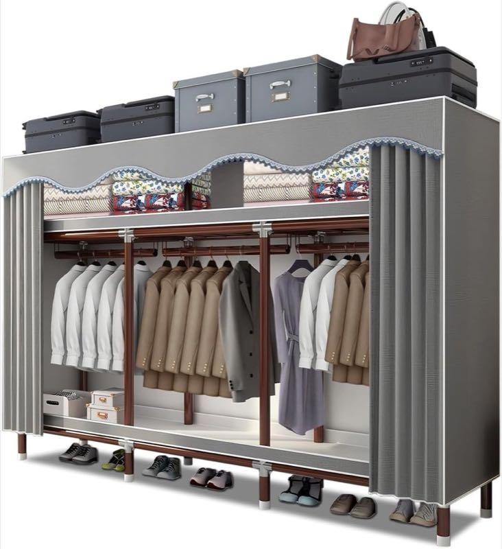 EZZPGDKU Stoffschrank 200 cm
