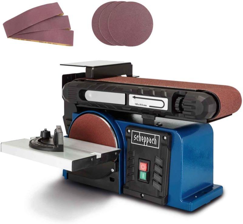 Band- und Tellerschleifer – Testsieger Scheppach BTS900 Band- und Tellerschleifer 370 W