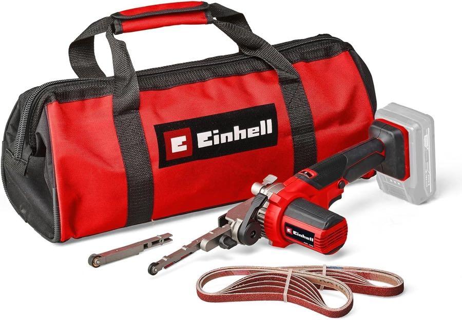 Elektrofeile – Testsieger Einhell TE-BF 18 Li-Solo Akku-Bandfeile
