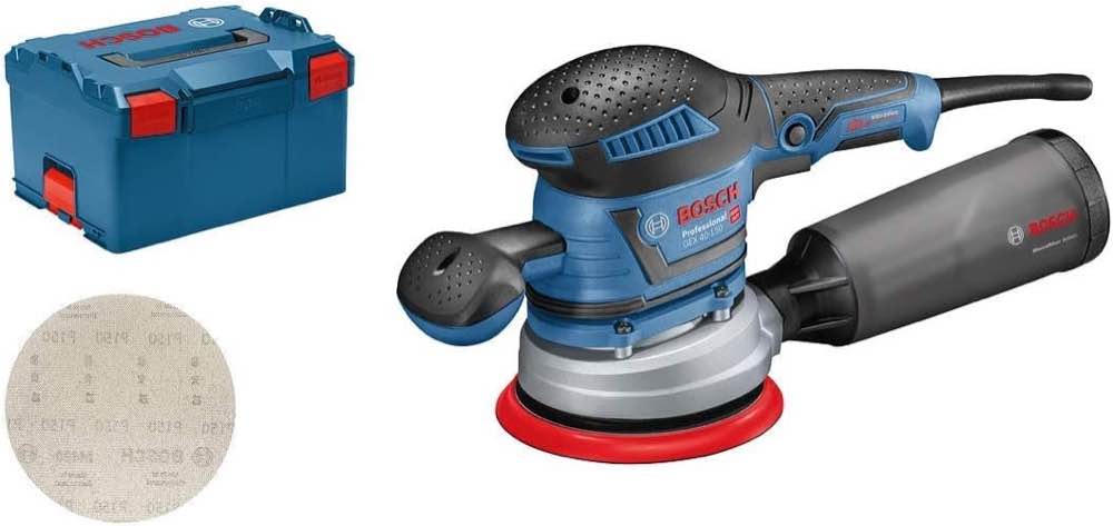 Exzenterschleifer 150 mm – Testsieger Bosch Professional GEX 40-150, 150 mm, L-BOXX