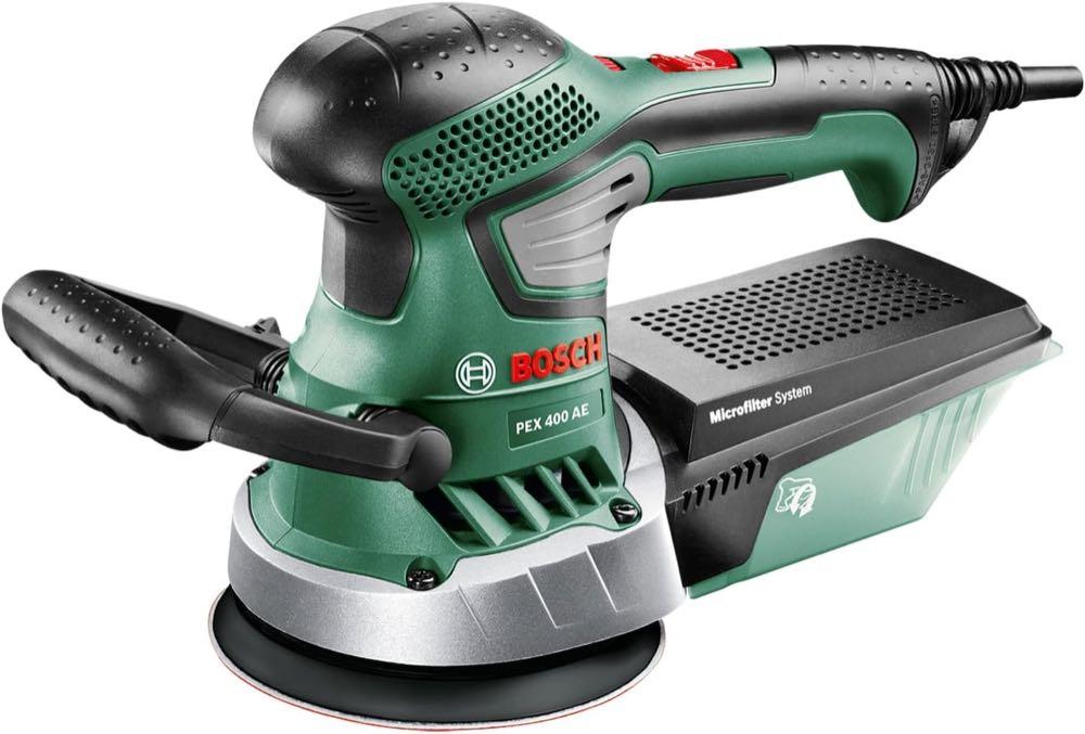 Exzenterschleifer – Testsieger Bosch PEX 400 AE 370 W im Koffer