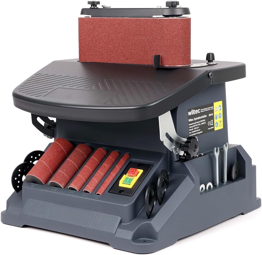 Kantenschleifmaschine – Testsieger Wiltec 65415, 500 W Kantenschleifer-Kombi