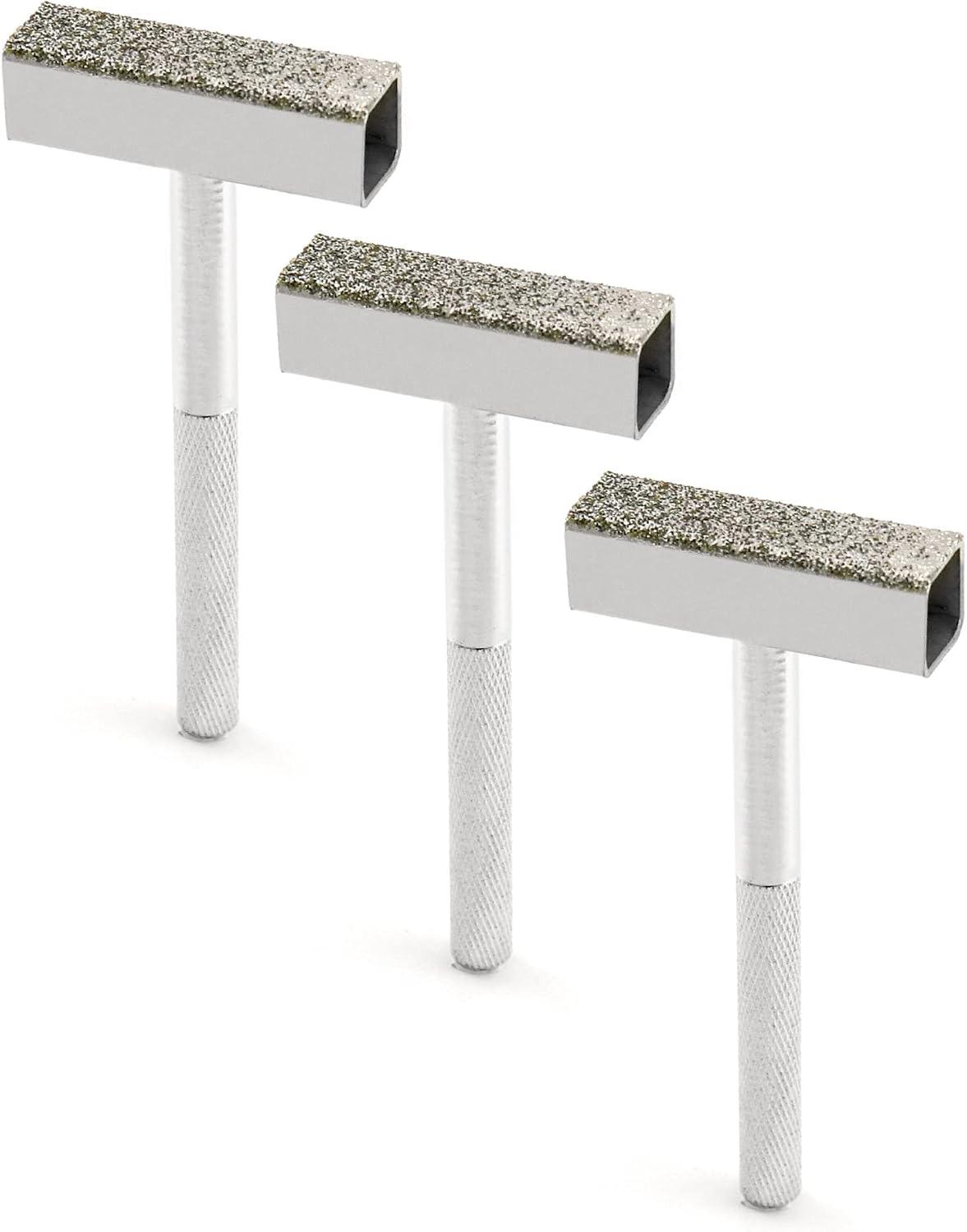 Schleifscheibenabrichter – Testsieger QWORK 3er Diamantabrichter 45×10 mm