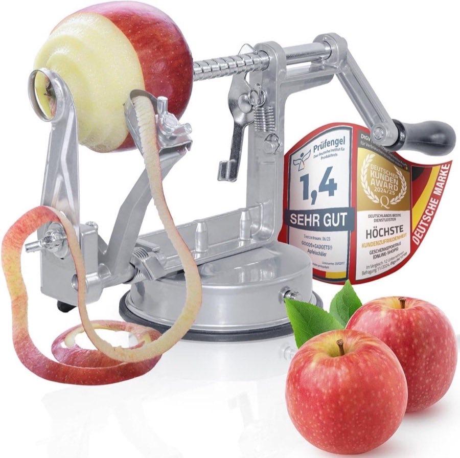 GOODS+GADGETS 3-in-1 Apfelschälmaschine