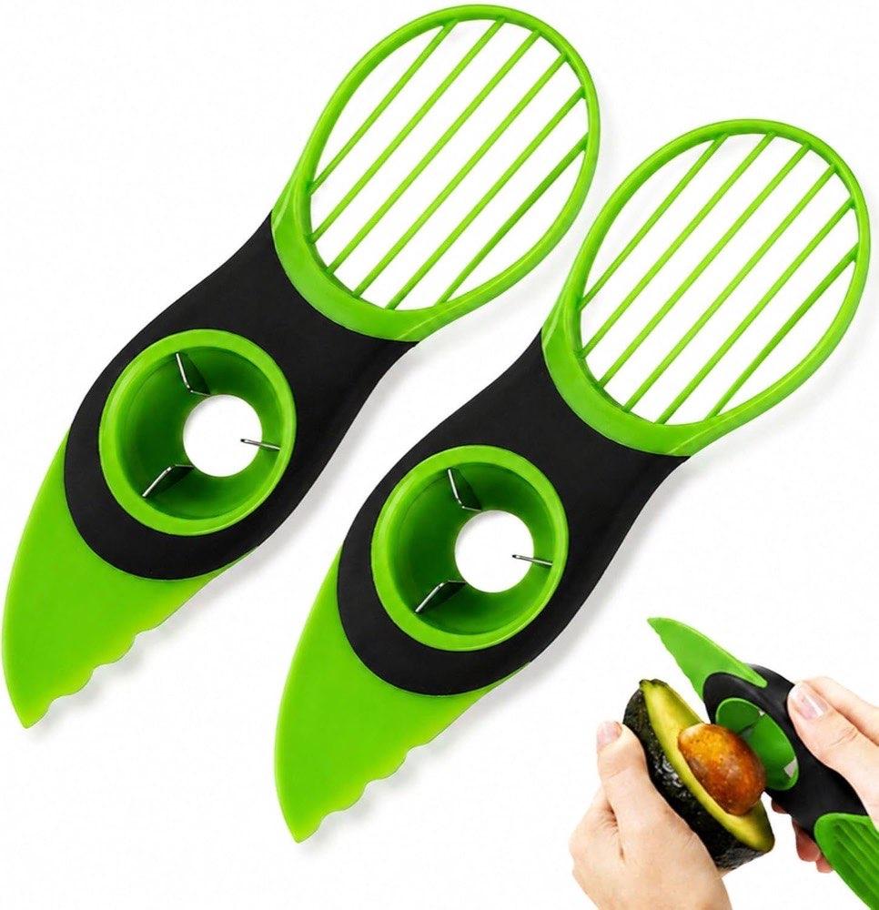 KSEWJP Avocadoschneider 3-in-1 Grün