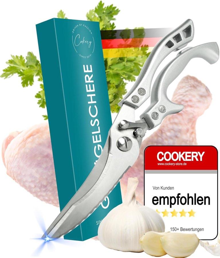 Cookery Premium Geflügelschere Aluminiumgriff