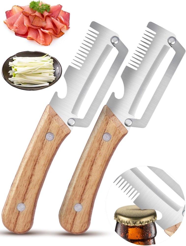 DealKits Multifunktions-Schäler Holzgriff