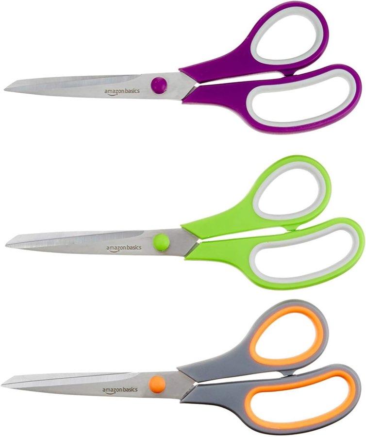 Amazon Basics Schere 3er-Pack PVD