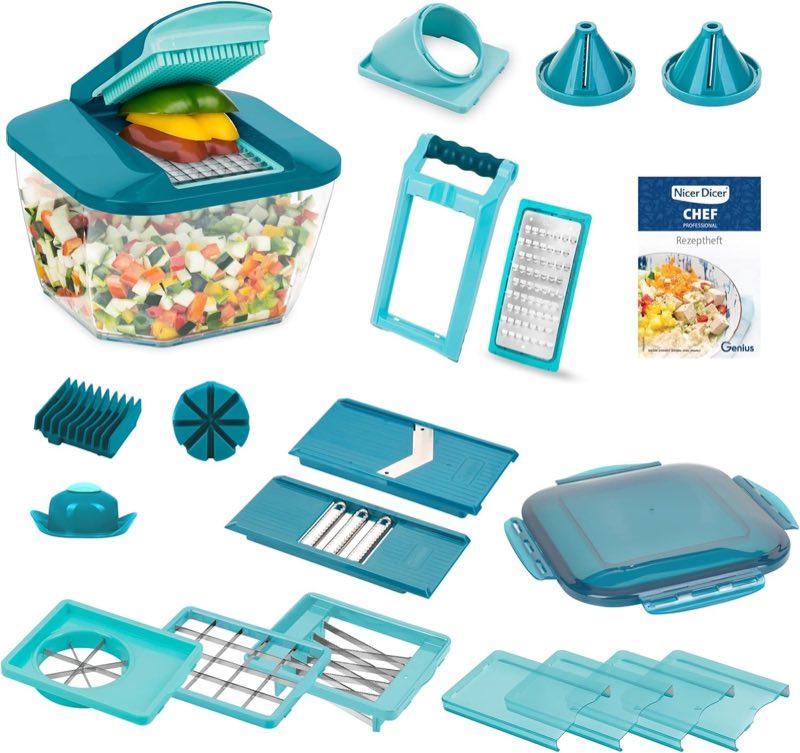 Nicer Dicer Meal Prep: Behältervolumen und Workflow