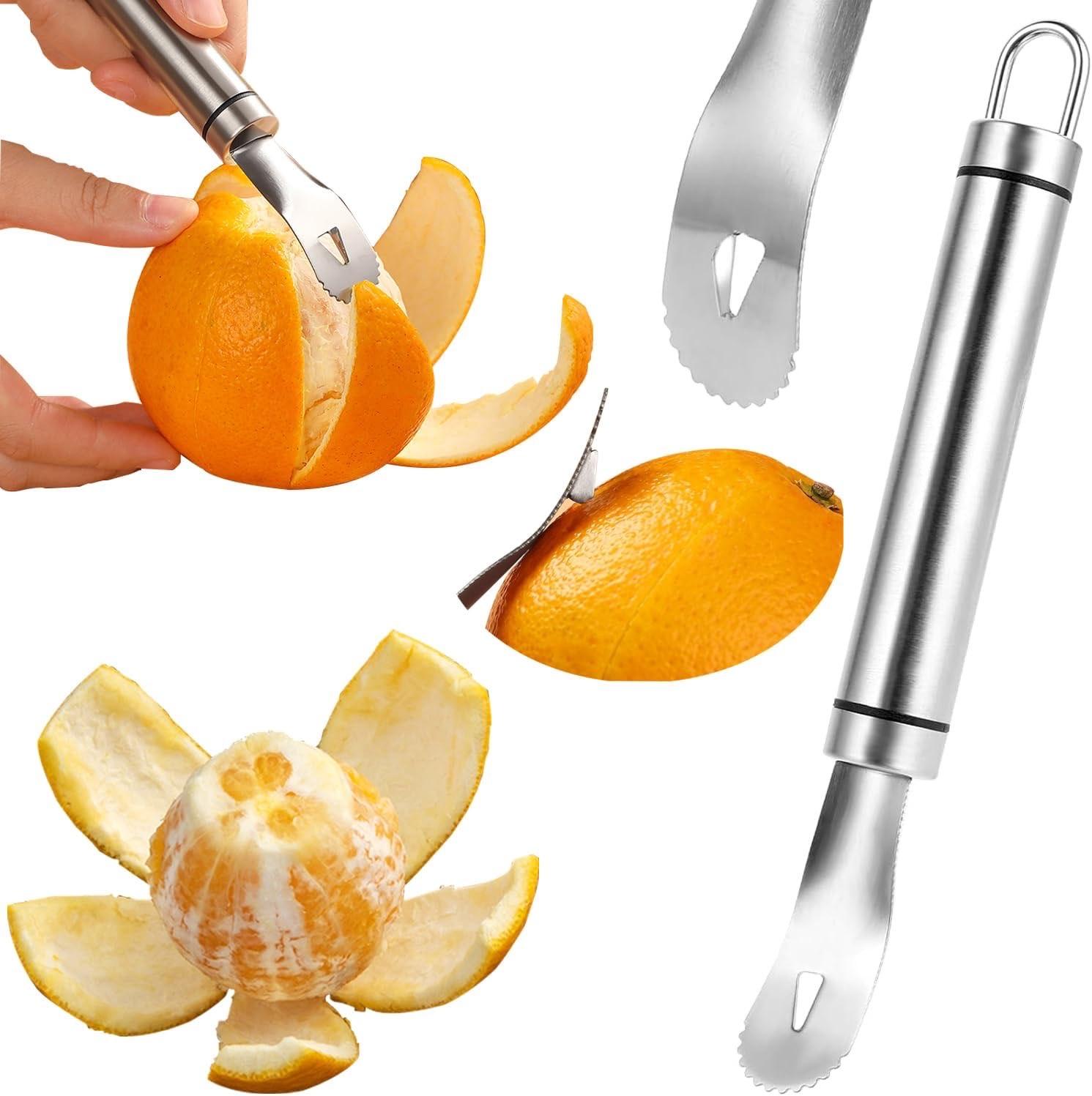 GZMAISULEE Edelstahl-Orangenschäler