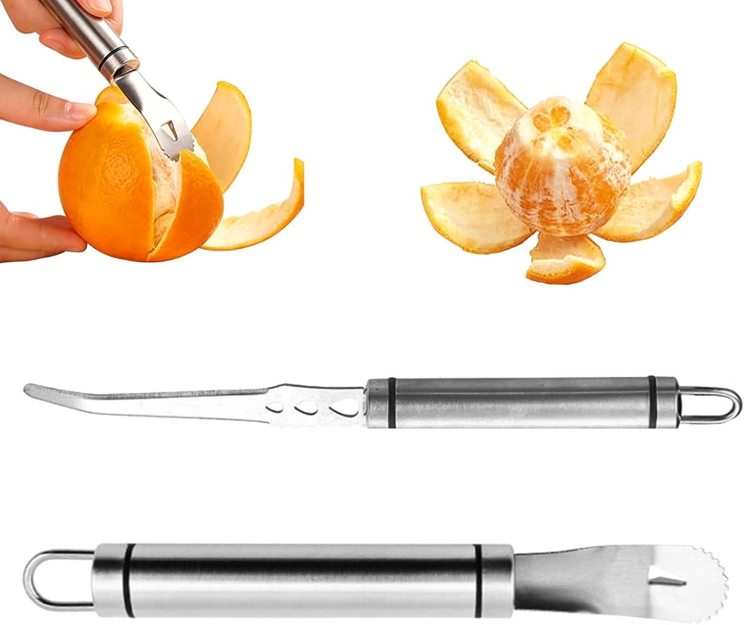 quyueug Edelstahl 2er mit Grapefruitmesser