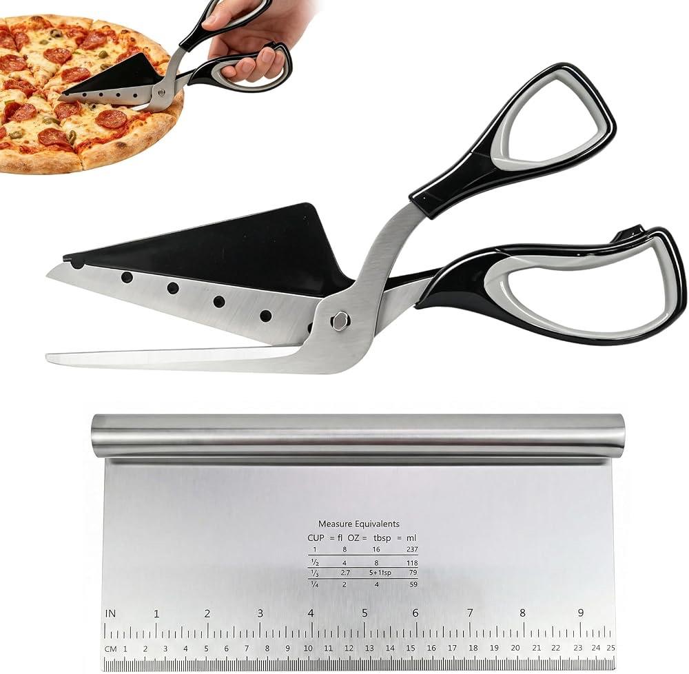 Gokemuak Pizzaschere + Teigschaber