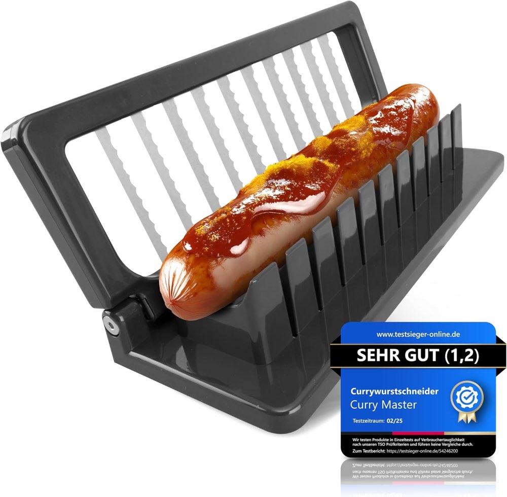 Curry Master Currywurstschneider Schwarz (ABS)
