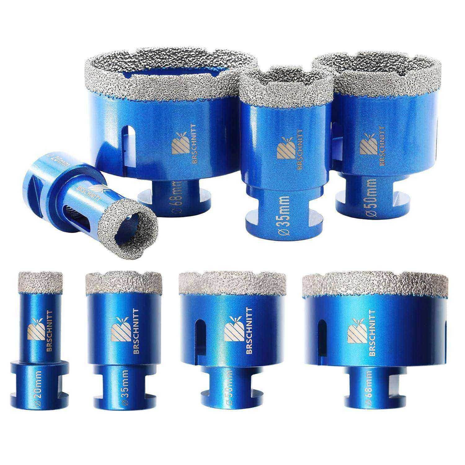 BRSCHNITT Diamantbohrer-Set 20/35/50/68 mm