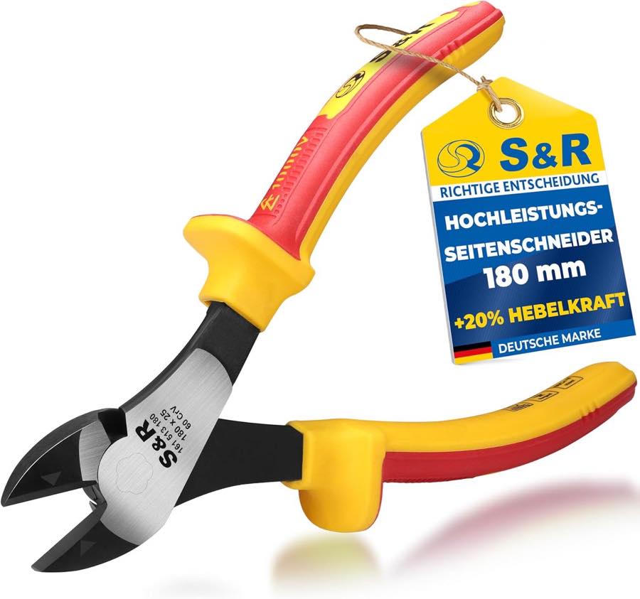S&R VDE-Kraft-Seitenschneider 180 mm 1000 V