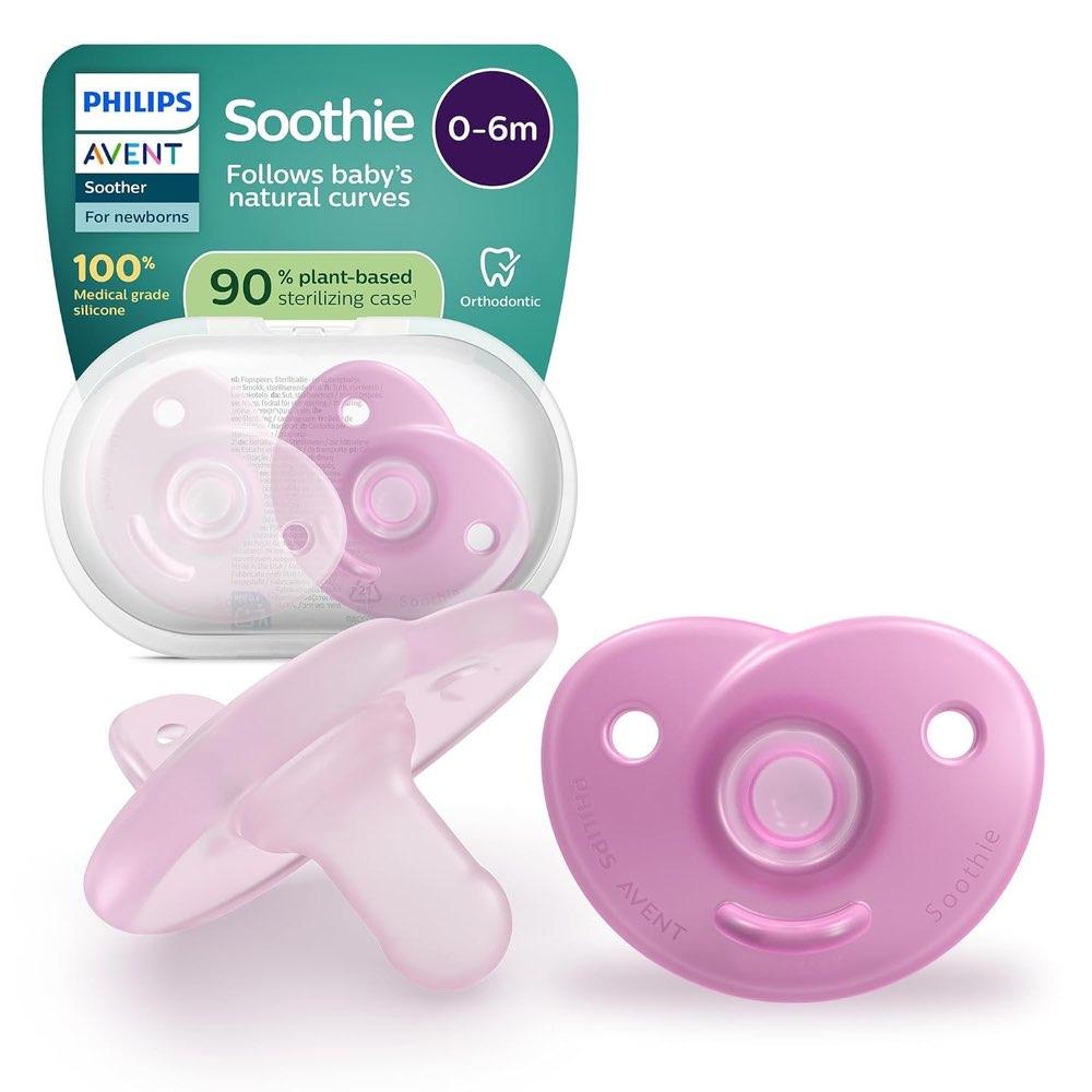 Philips Avent Soothie 0–6 Monate Pink (2er)