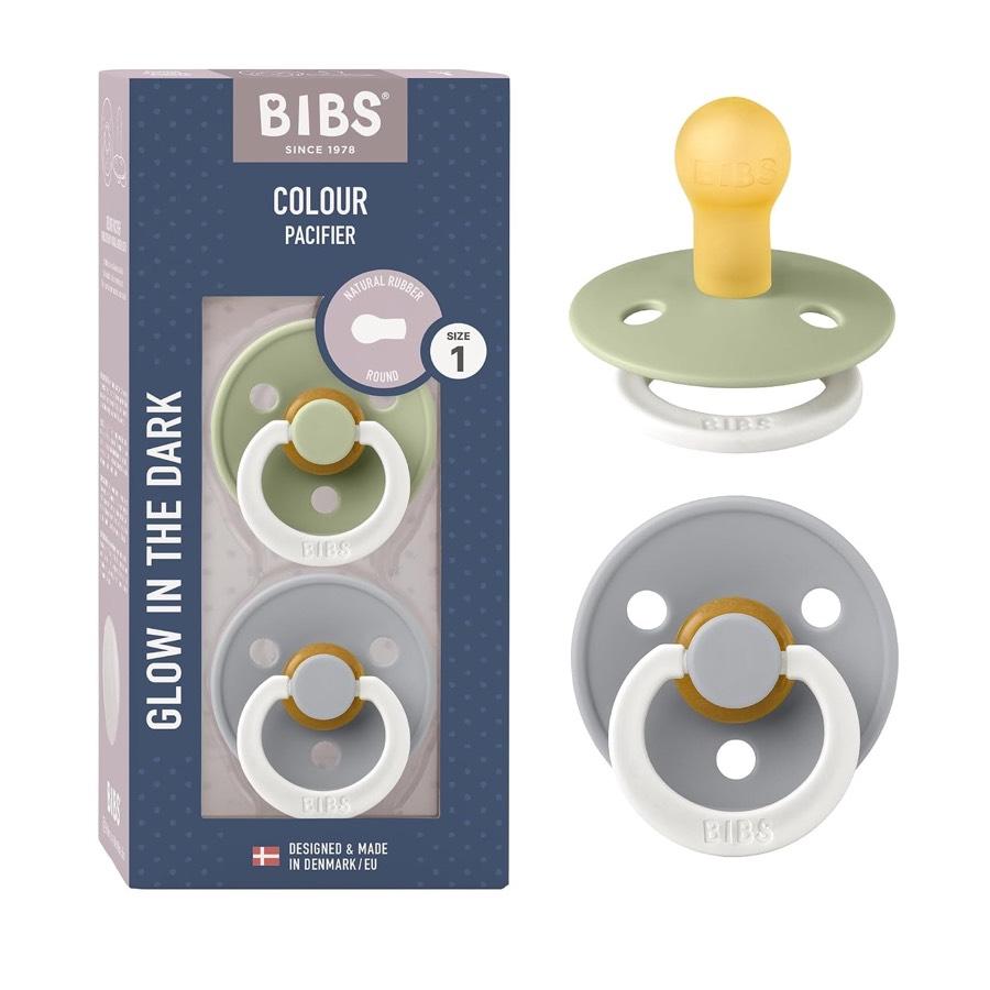 BIBS Colour GLOW 2er Sage/Cloud