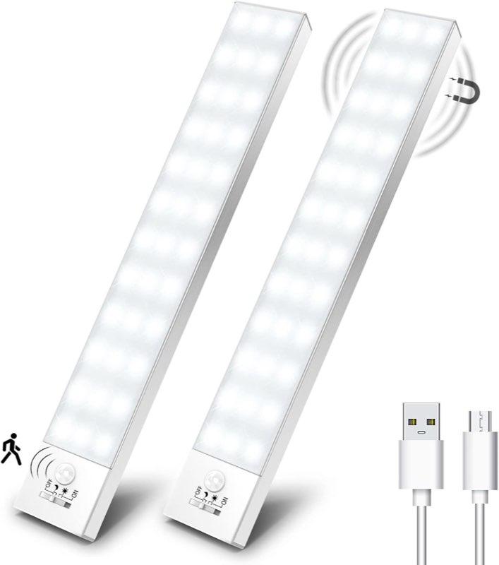 OUILA LED-Leiste mit Bewegungsmelder, 2er-Pack, 5000 K
