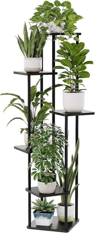 Bamworld Eck-Blumenständer, 6 Ebenen
