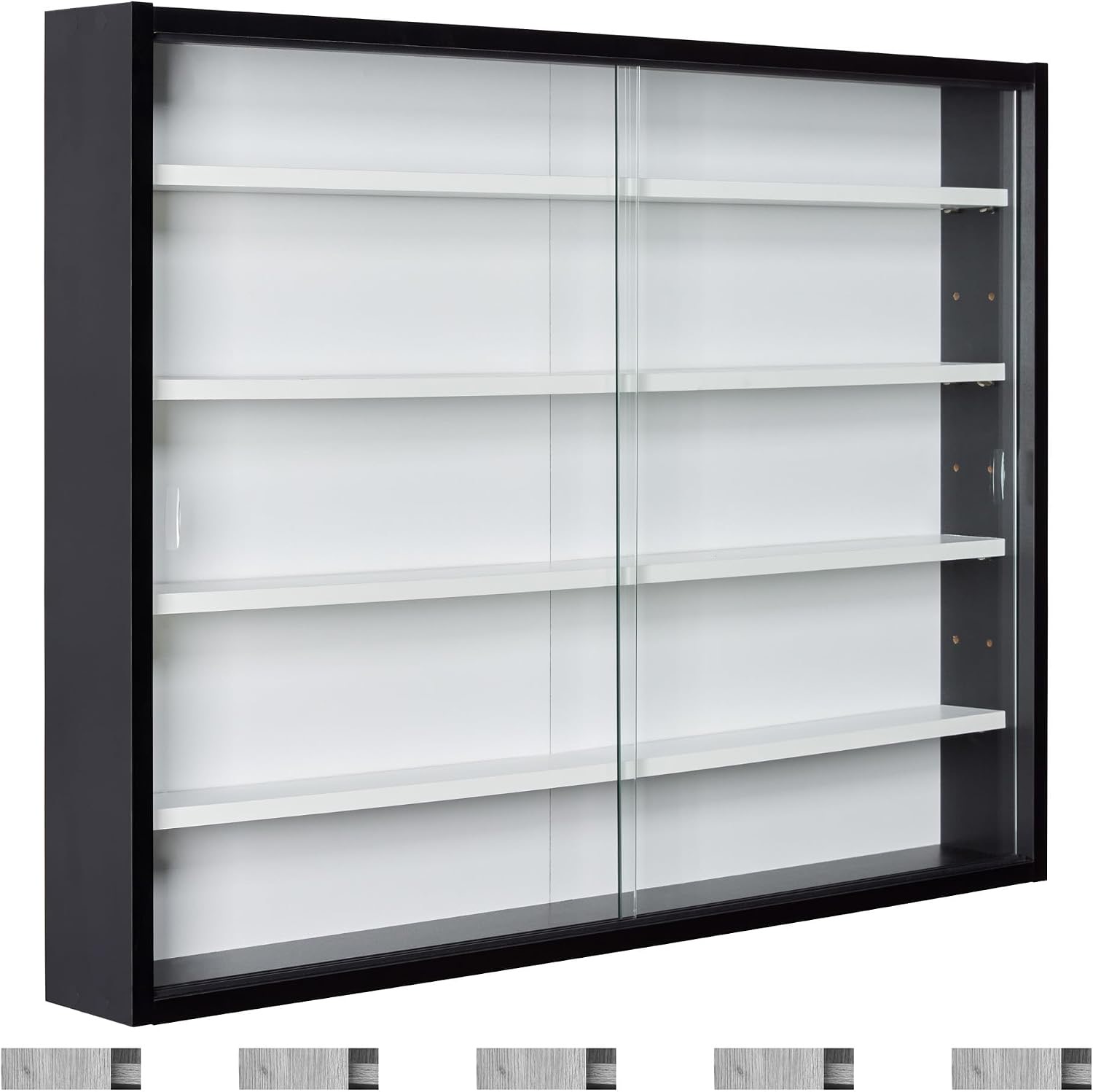 Inter Link Inter Link Wandvitrine Schwarz/Weiß 80×60
