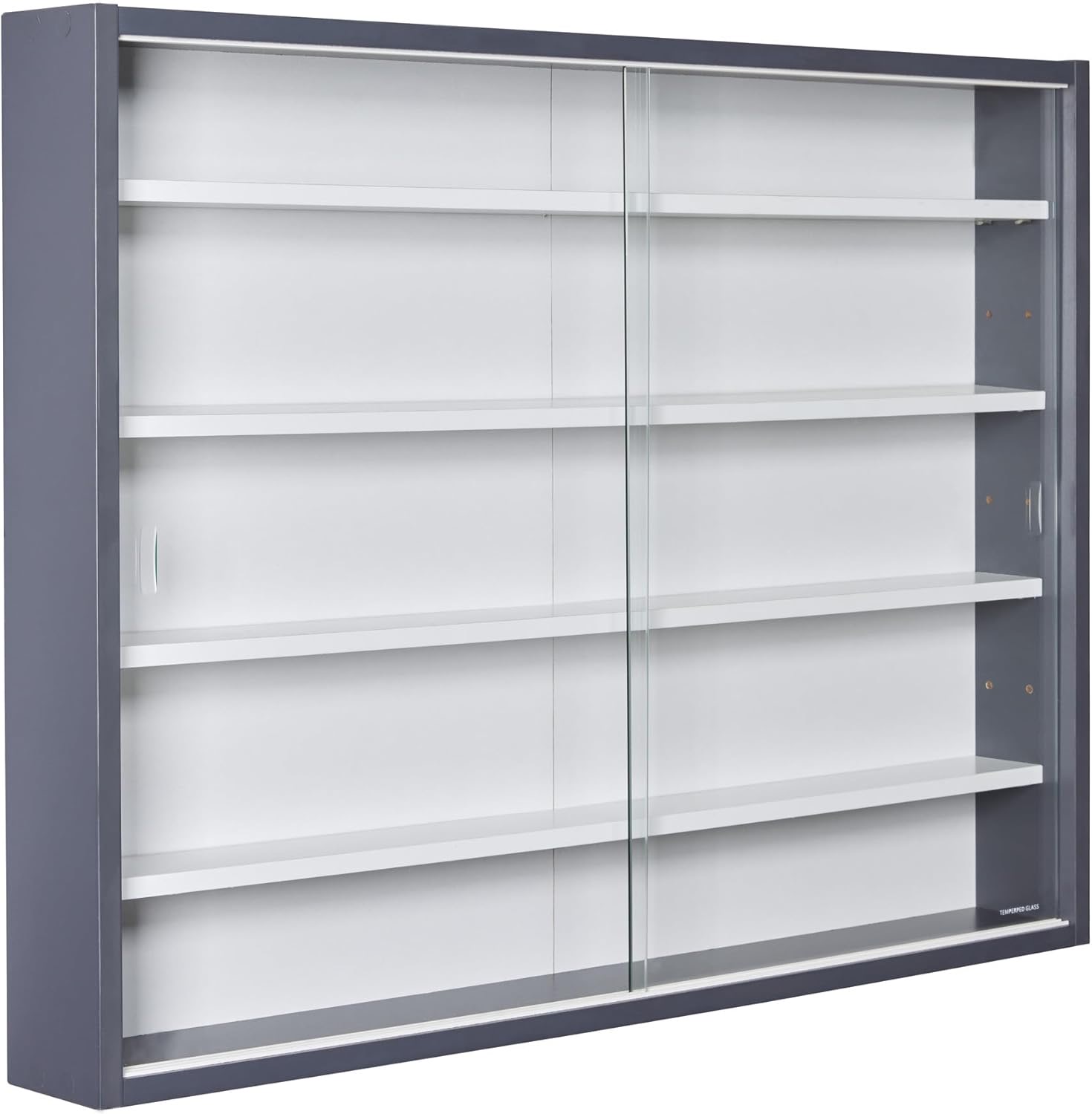Inter Link Wandvitrine Grau 80×60