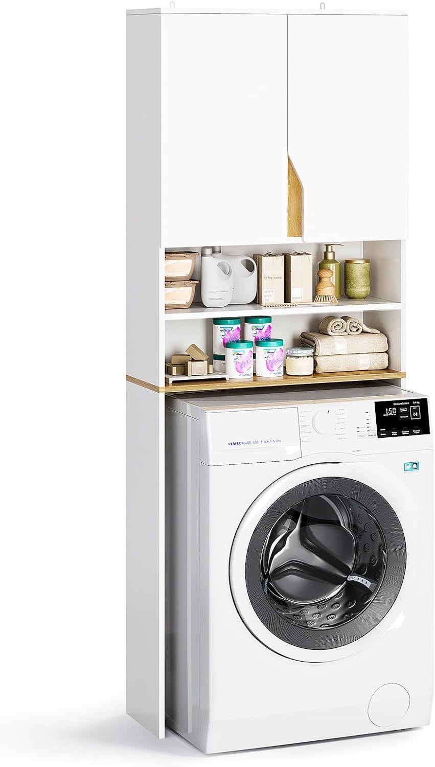 FORABAMB FORABAMB Waschmaschinenschrank 2 Türen