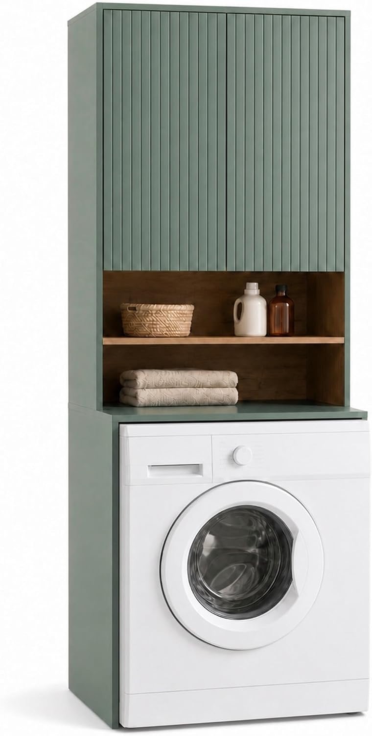 UEV Waschmaschinenschrank Grün