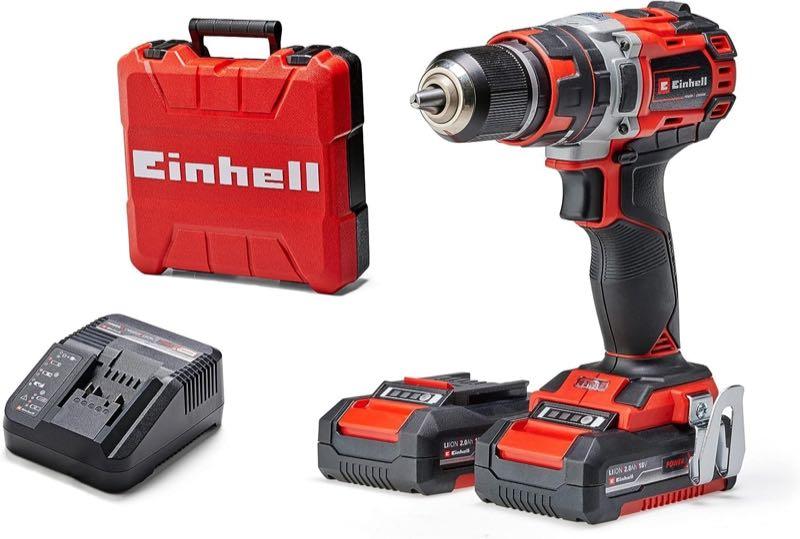 Akkuschrauber bürstenlos – Testsieger Einhell Professional TP-CD 18/50 Li-i BL Kit, 50 Nm