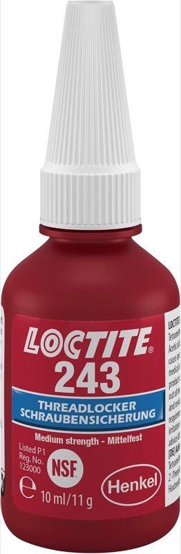 Schraubensicherung – Testsieger LOCTITE 243, 10 ml, mittelfest
